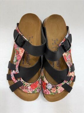 Papillio Birkenstock Floral Ankle Strap Comfort Sandals EU 38 US 7.5/8